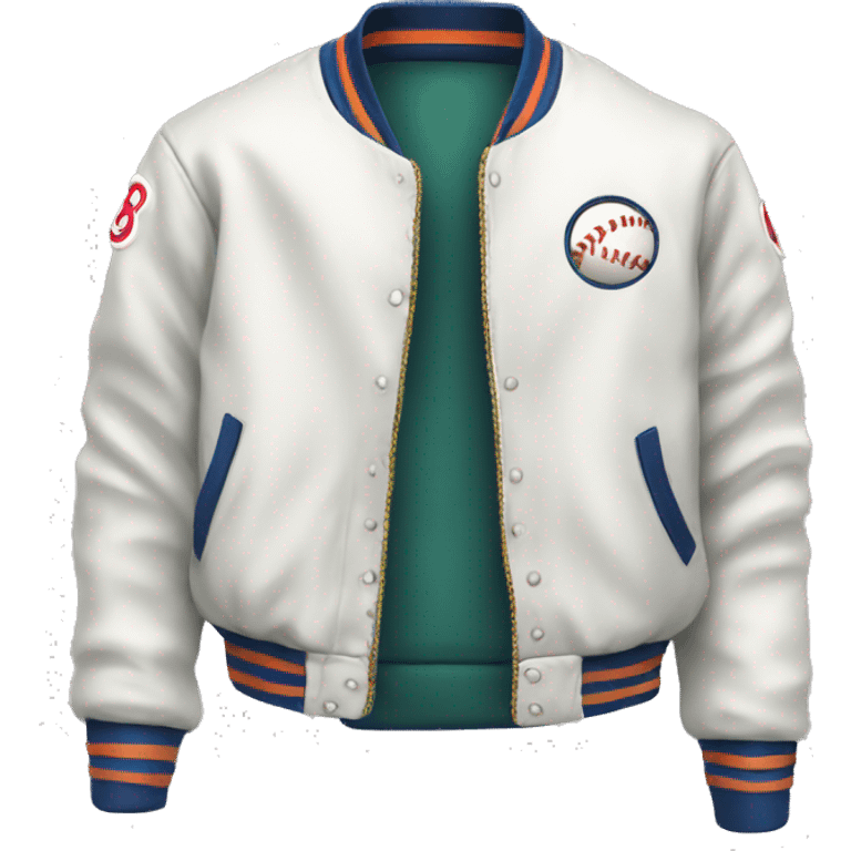 a baseball jacket piece of clothes item only emoji