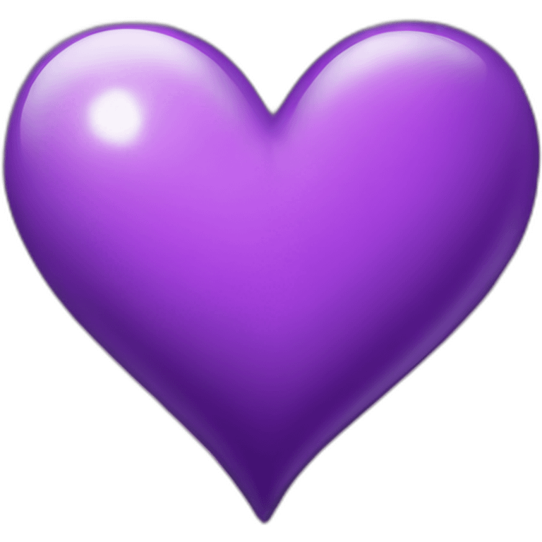 purple sparkly heart emoji