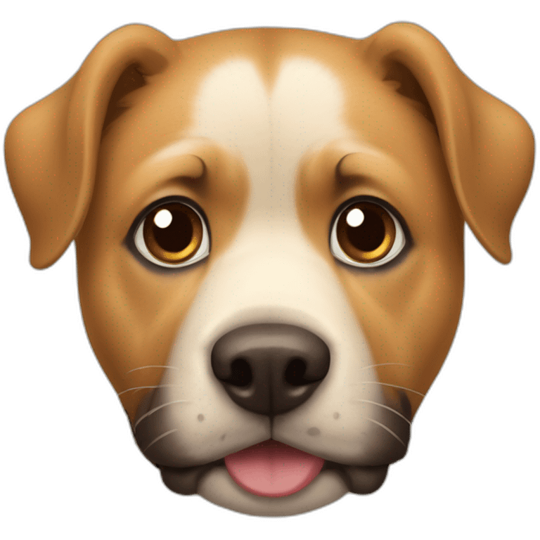 Perro con pasamontañas emoji