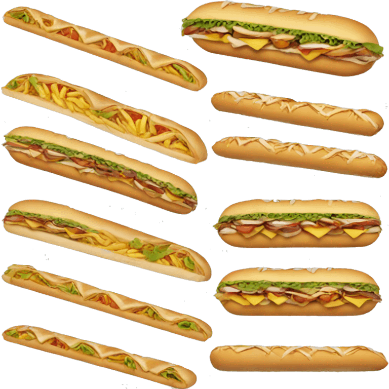 subway half footlong emoji