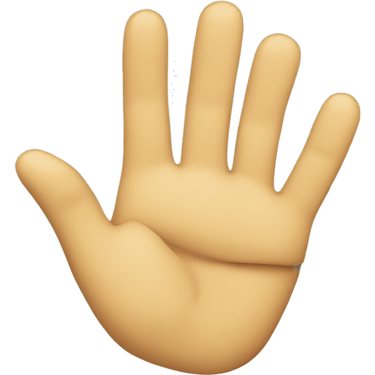 Signe lettre J et L avec les mains collé  emoji