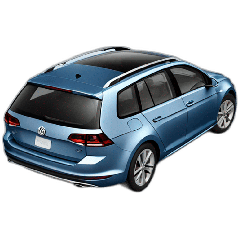 Volkswagen golf sportwagen Silk Blue Metallic emoji