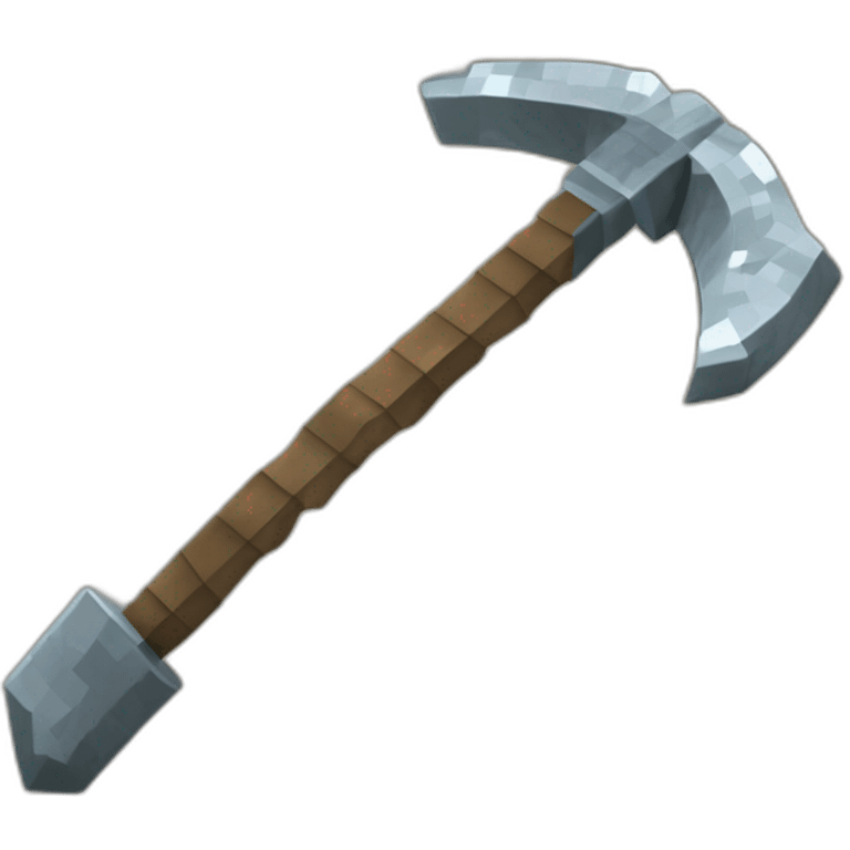 minecraft mithril pickaxe emoji