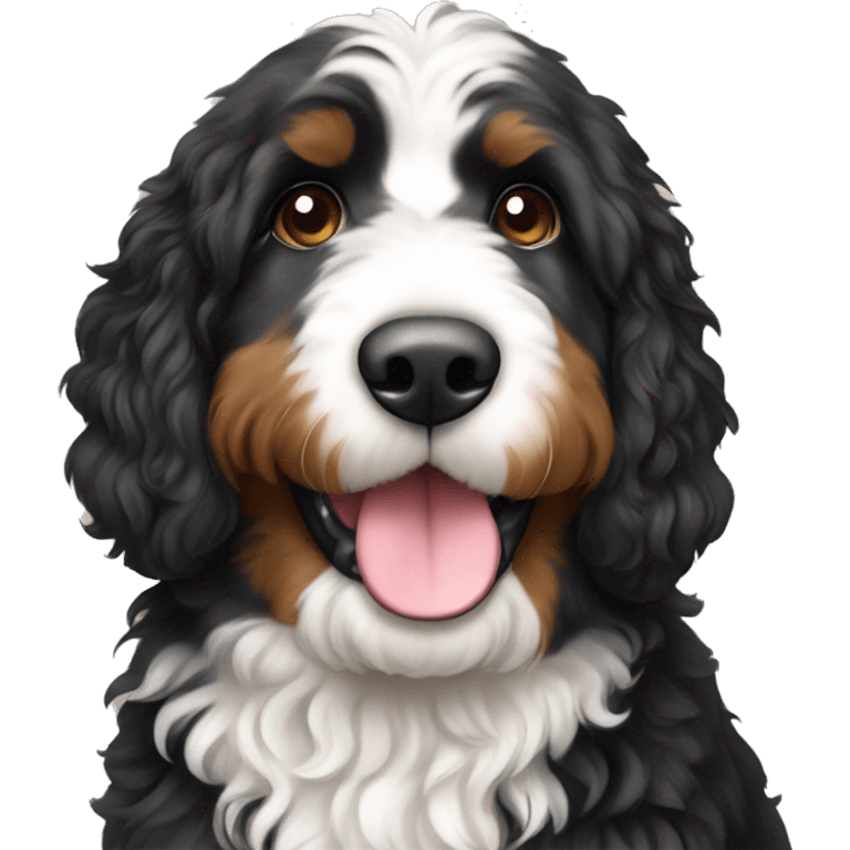 Bernedoodle  emoji