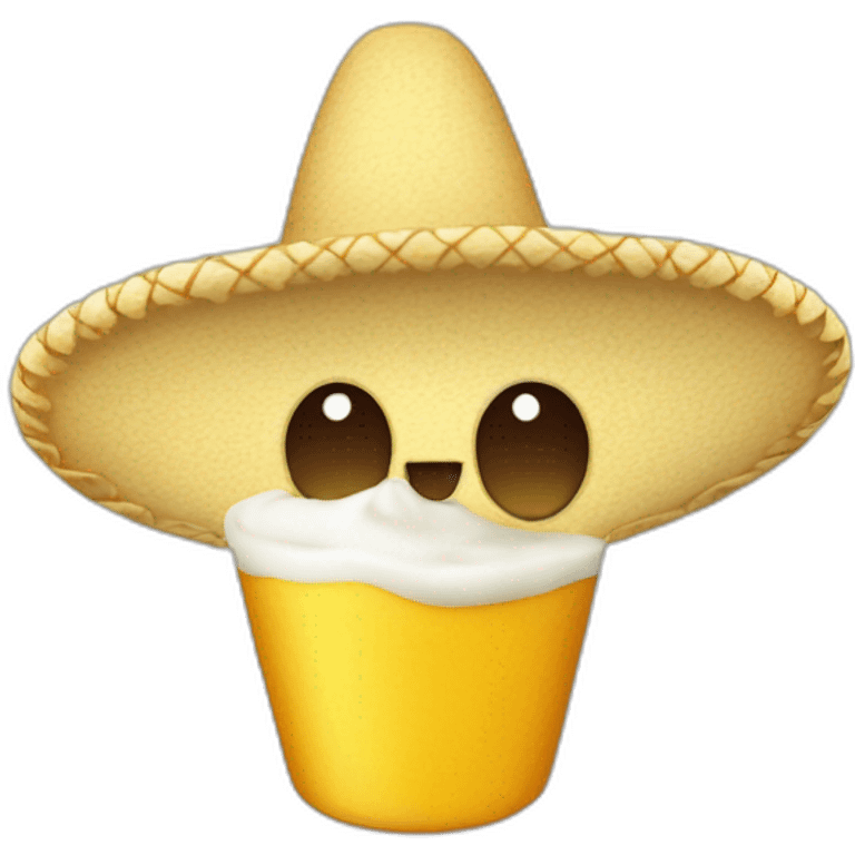 Sombrero de hule espuma  emoji