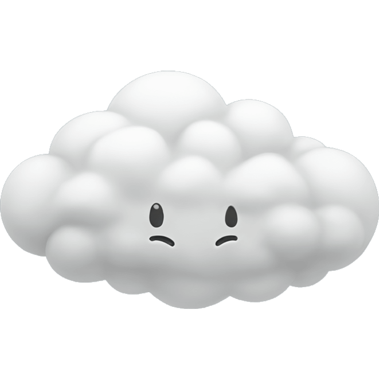 Cloud emoji