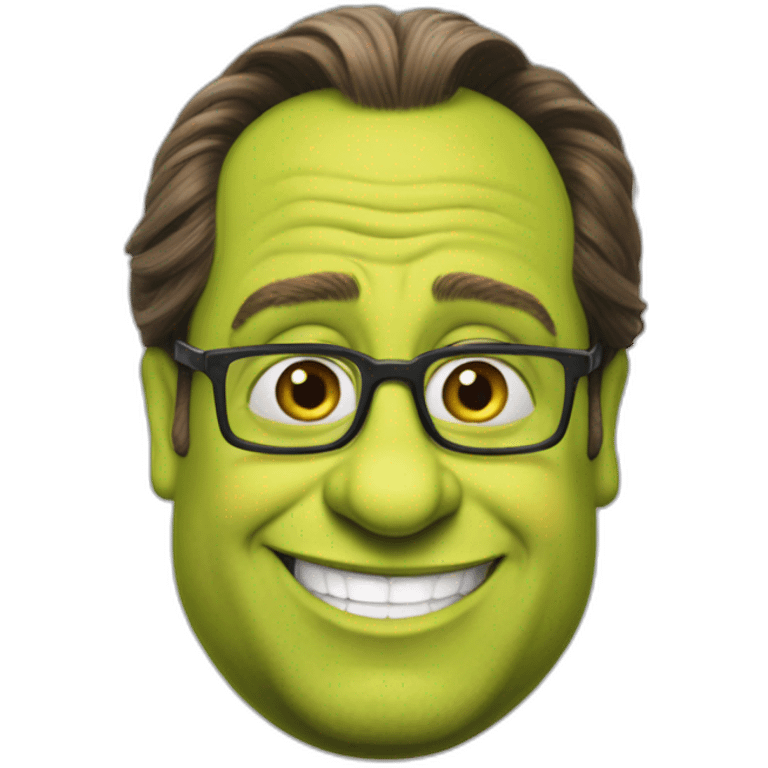 françois hollande shrek face emoji