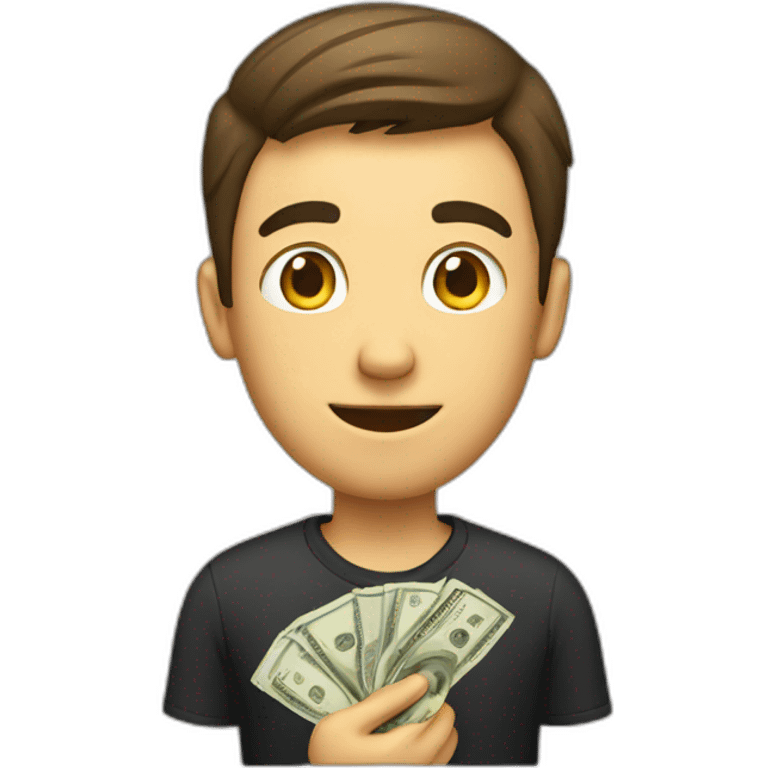 guy with money emoji