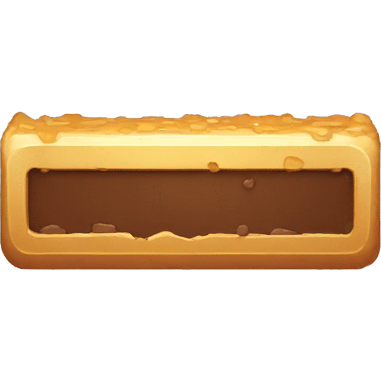 Pixel art a Golden bar emoji