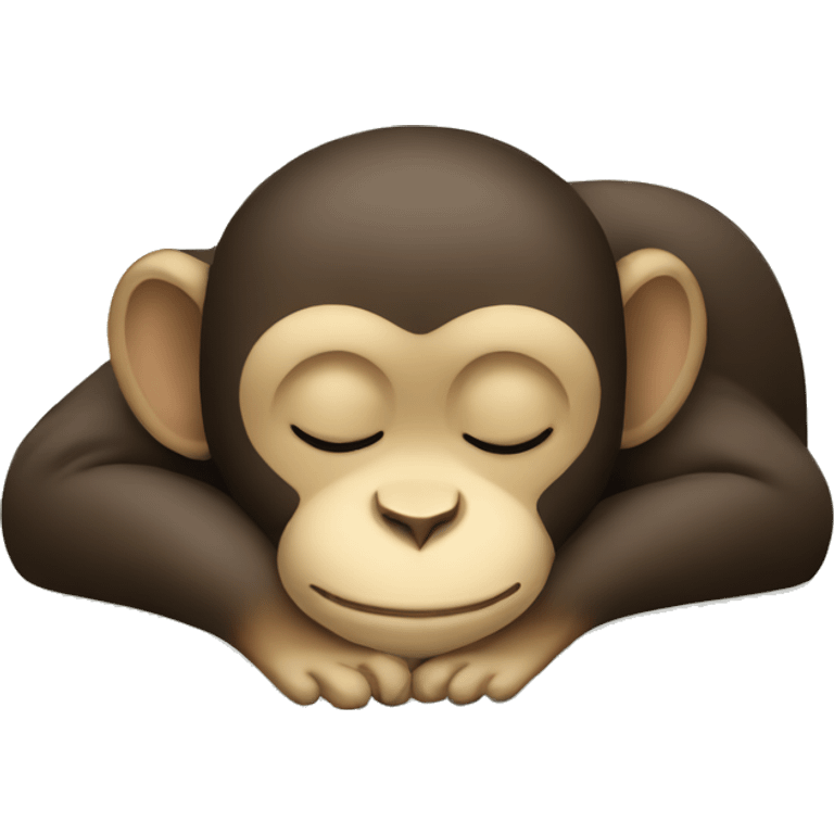 sleeping monkey  emoji