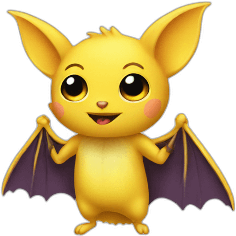 yellow bat] emoji