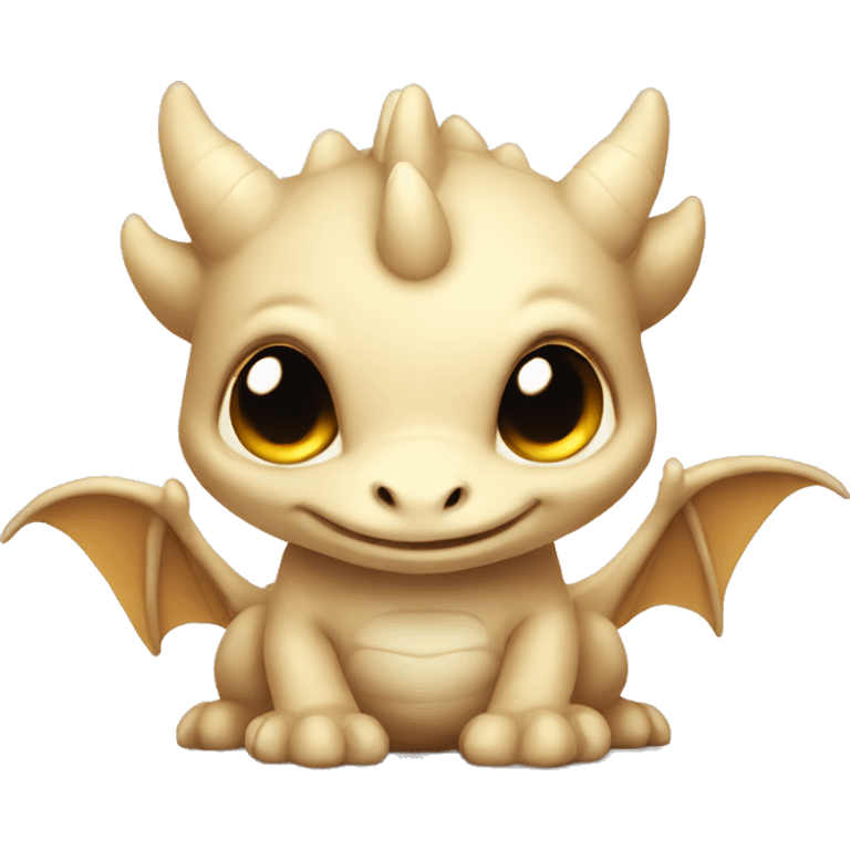 Beige Baby dragon emoji