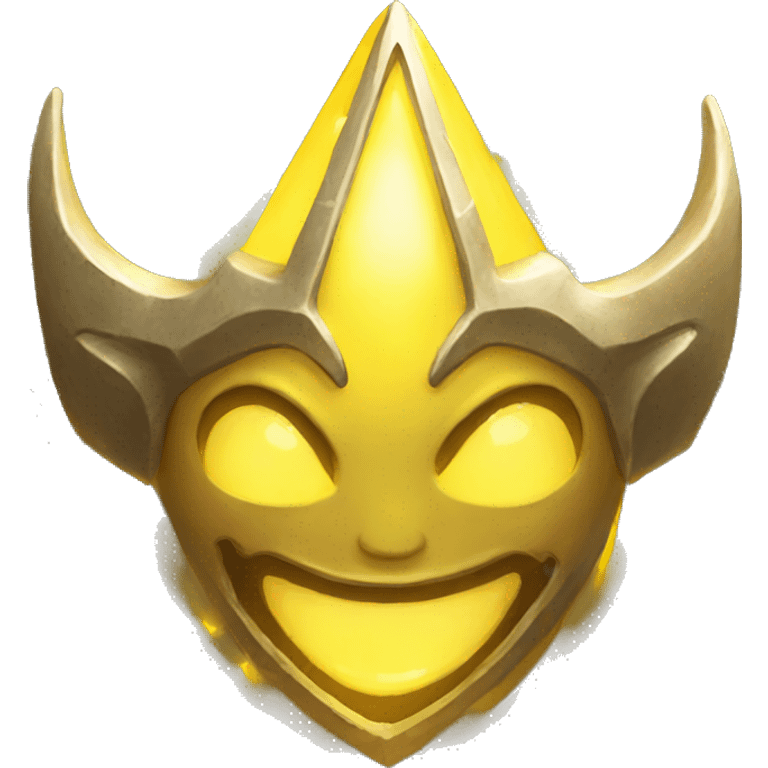 a glowing pure yellow magical artifact emoji