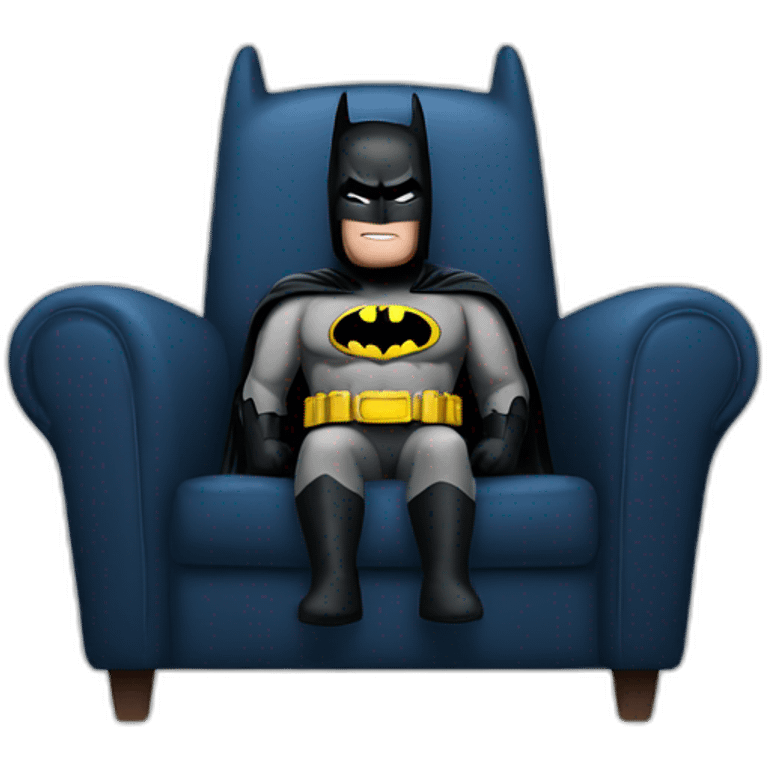 batman sitting chair emoji