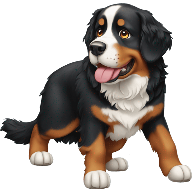 Bernese mountain dog emoji