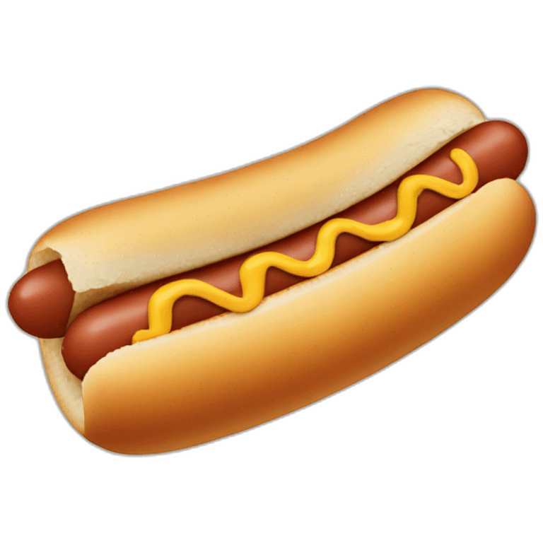 hot dog with teckel instead of saucage emoji