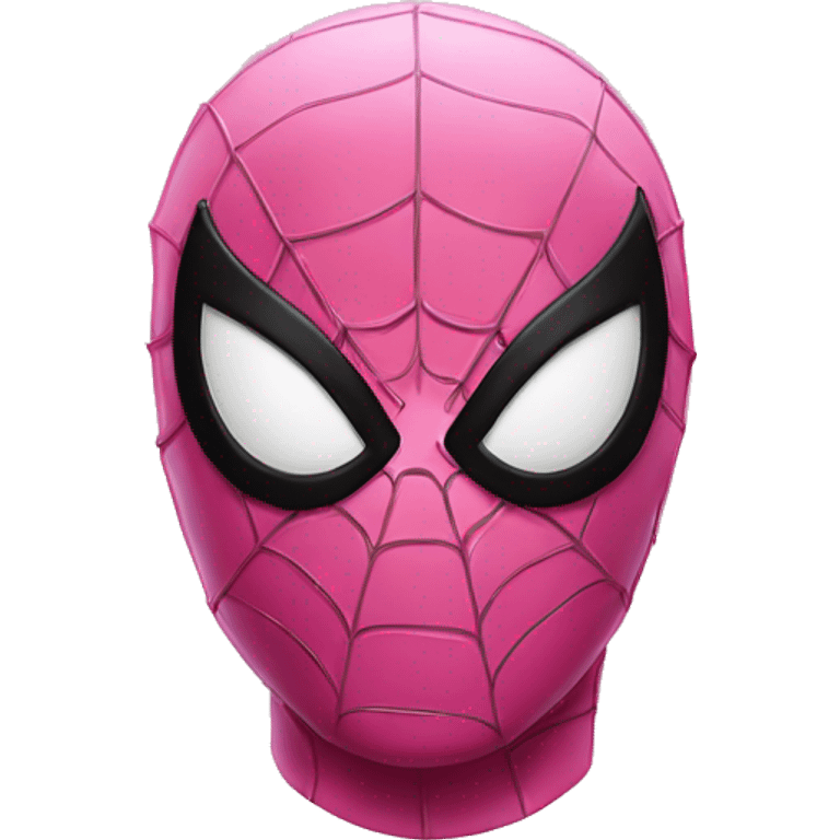 Pink spider man emoji