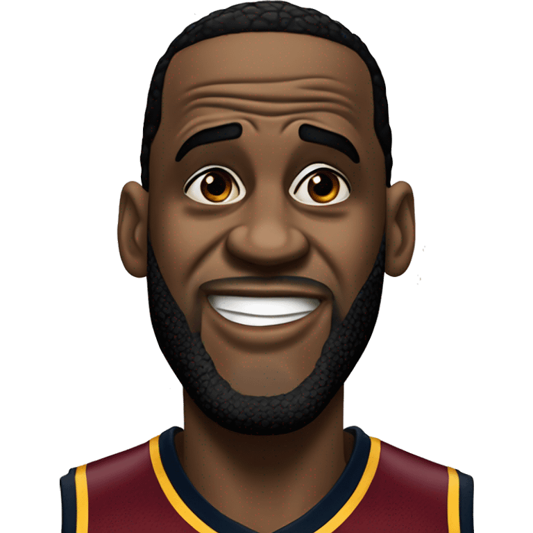 lebron james whippes his nose emoji