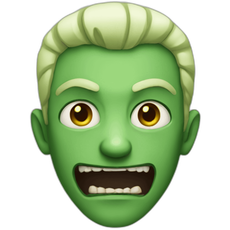 Greenish-grunge-vampire emoji