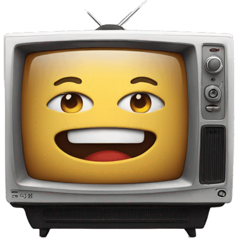 television with netflix logo emoji