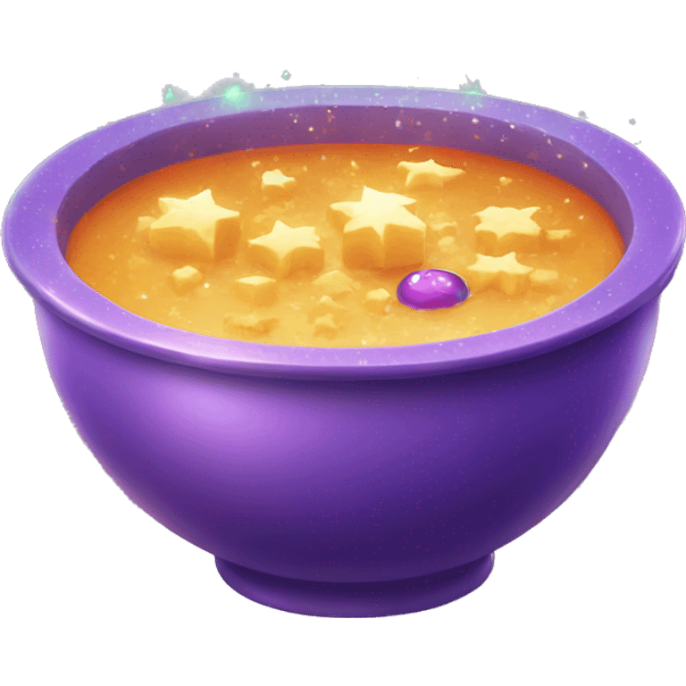 magic soup with sparkles emoji