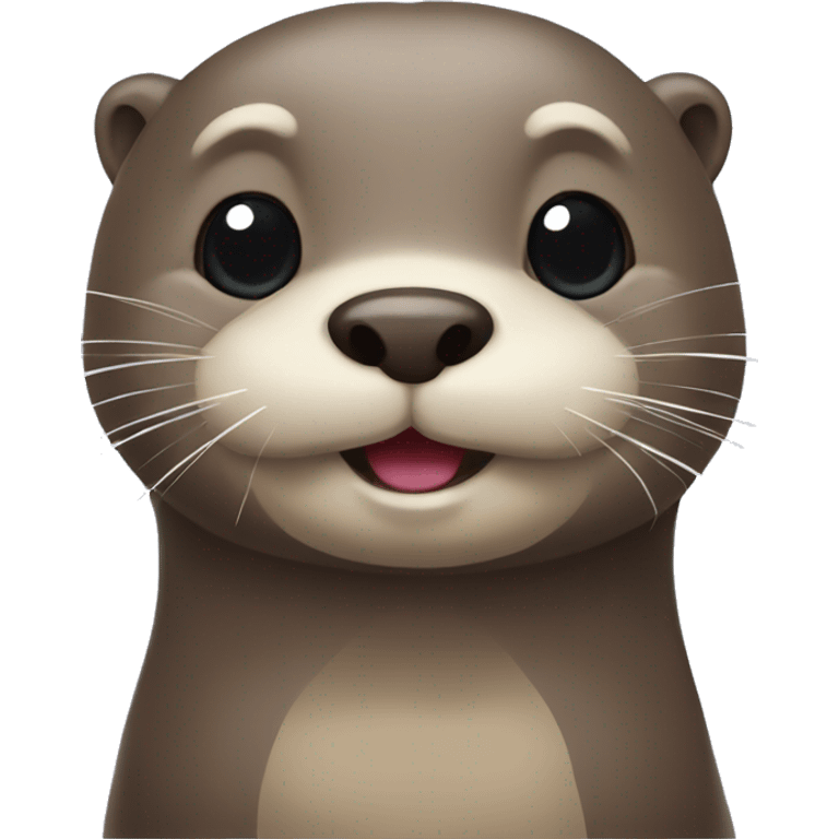 otter with hearts instead of eyes  emoji