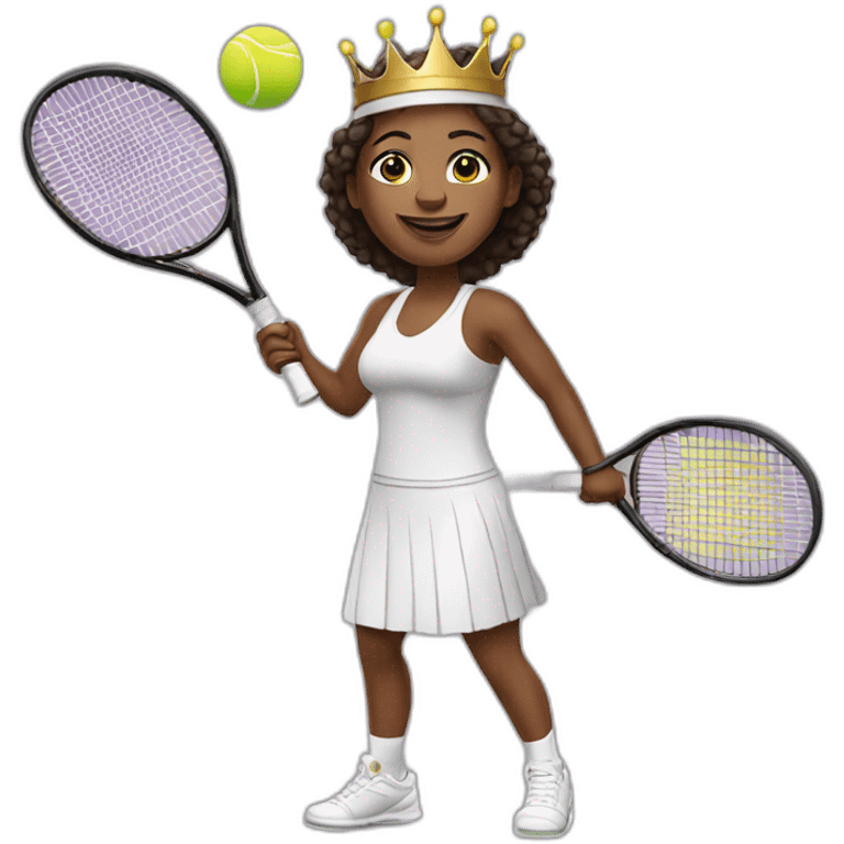 queen of tennis emoji