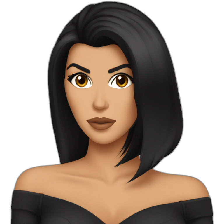 Kourtney Kardashian emoji