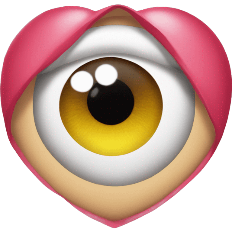 Mono cn corazones en los ojos emoji