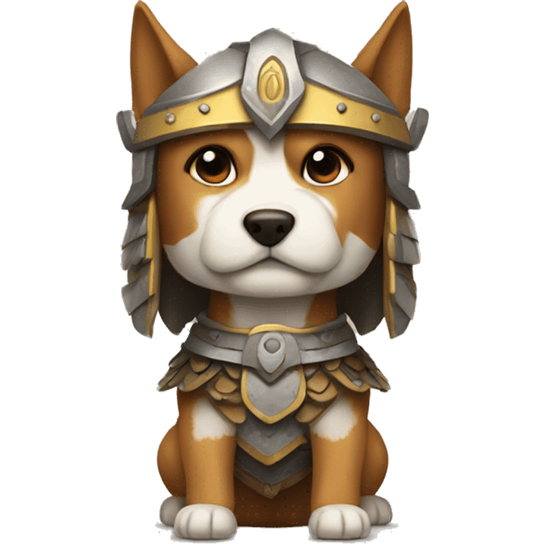 Dog warrior emoji