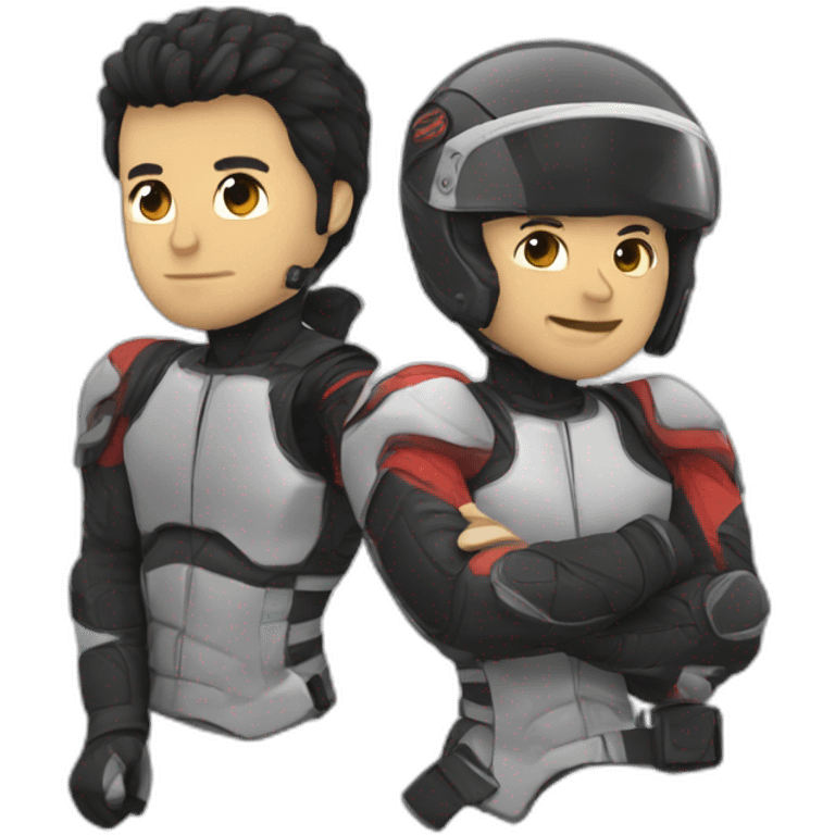 moto and grappler emoji