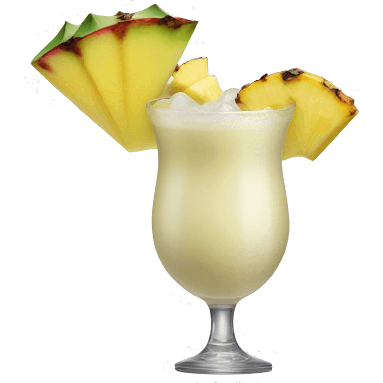 Pina Colada cocktail  emoji