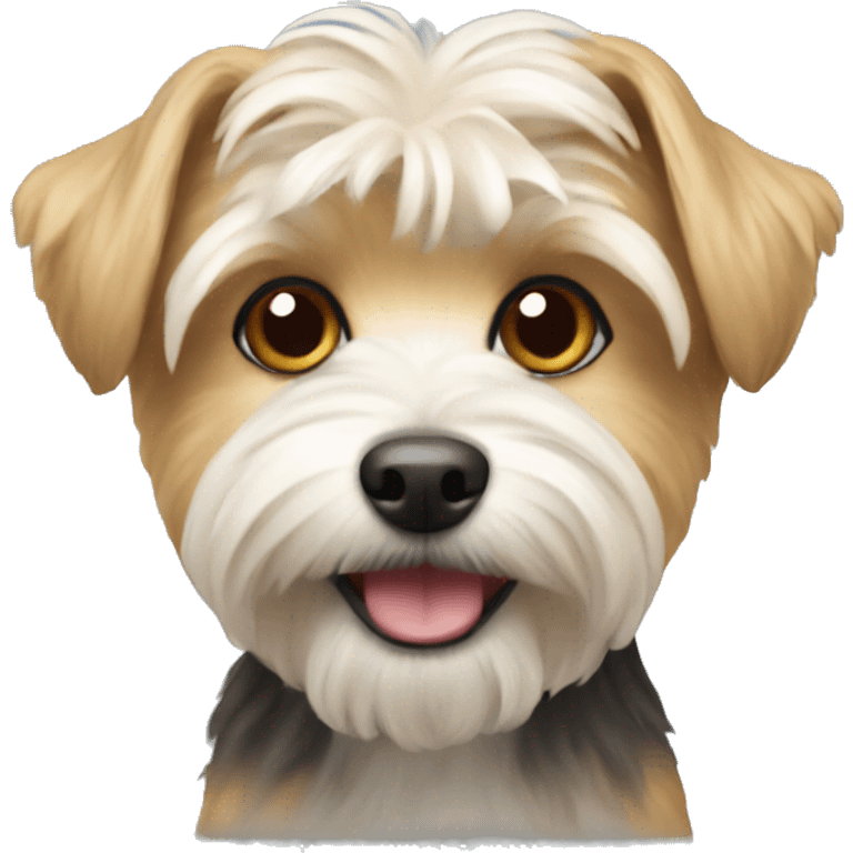 Morkie dog emoji