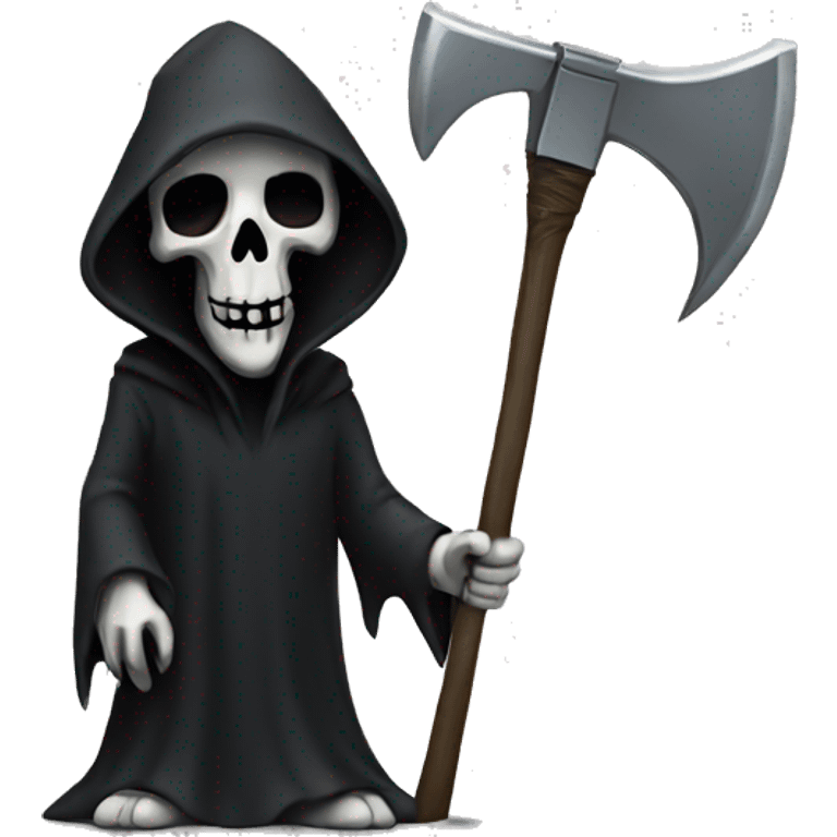 Grim Reaper with axe emoji