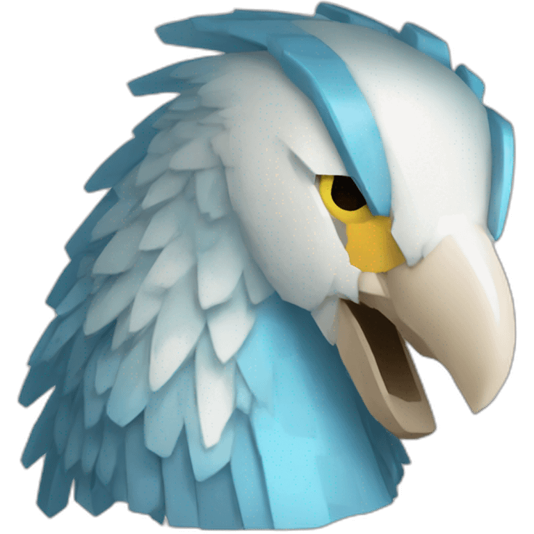 head cranial Articuno Minecraft delegate emoji