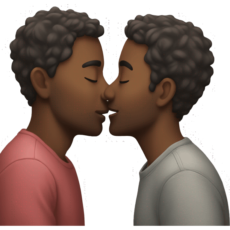 Couple kissing emoji