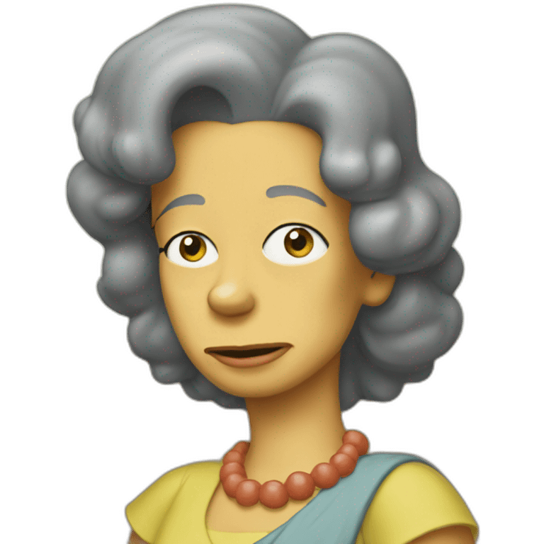 Simpsons maggie emoji