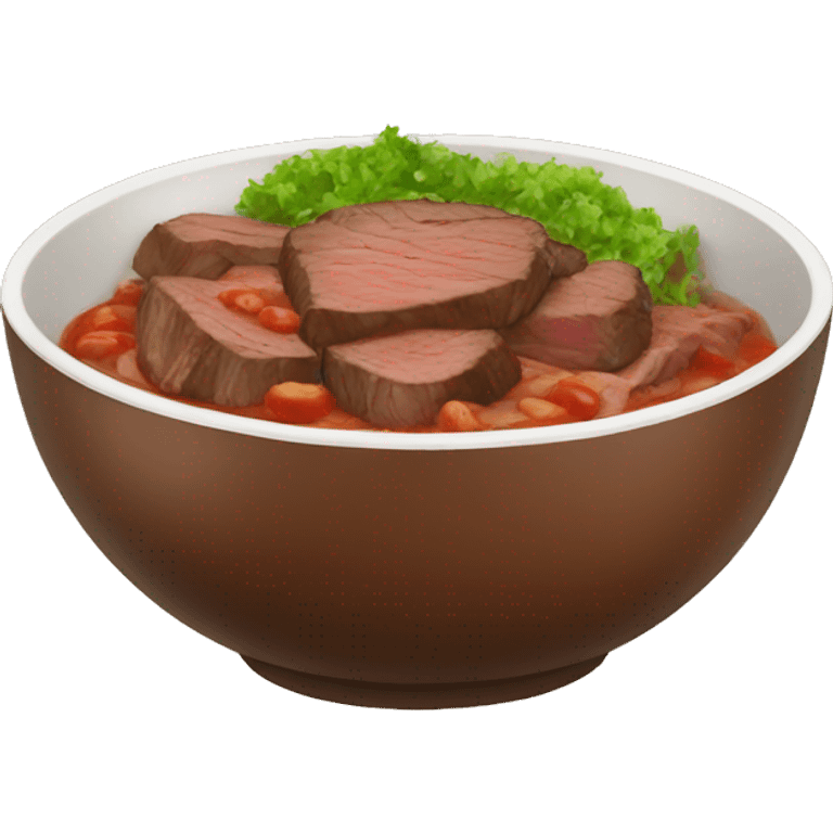 beef bowl emoji