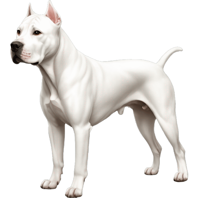 Dogo Argentino Dog Breed Full Body emoji