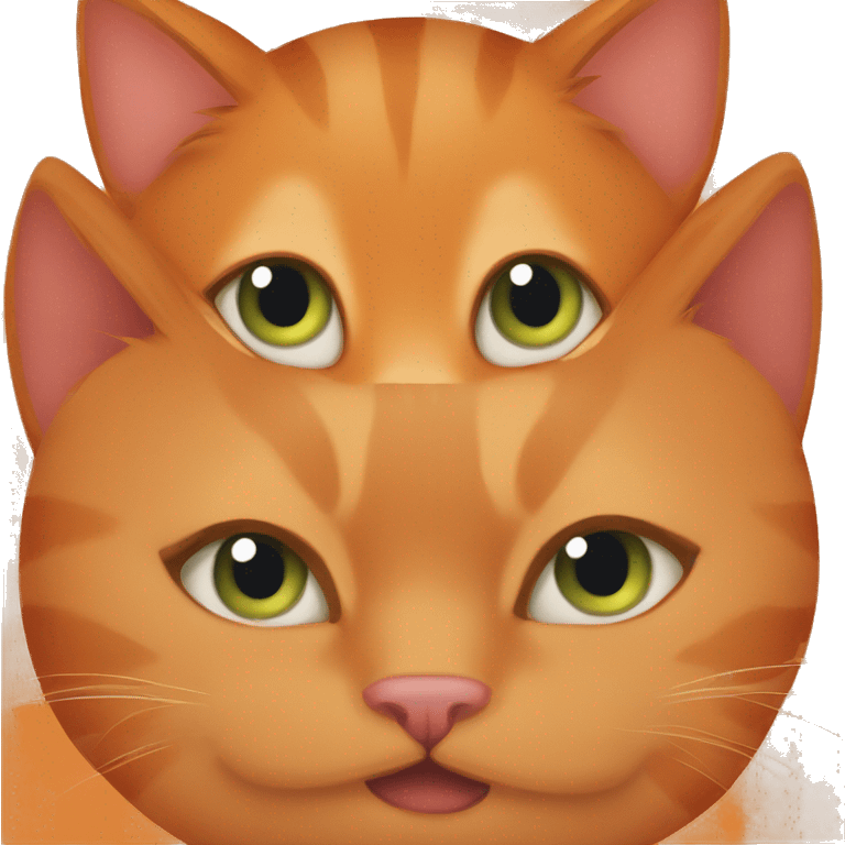 Orange cat emoji