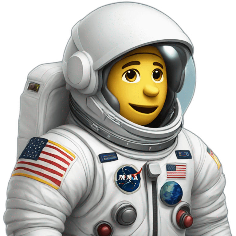 singe astronaute emoji