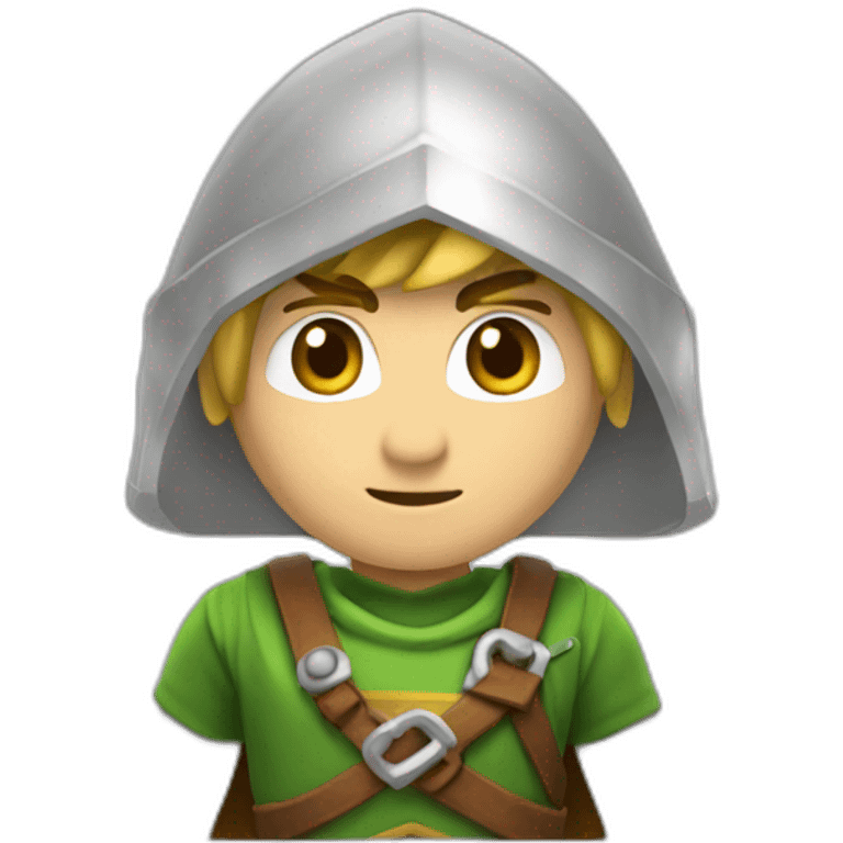 Link avec son épée de légende emoji