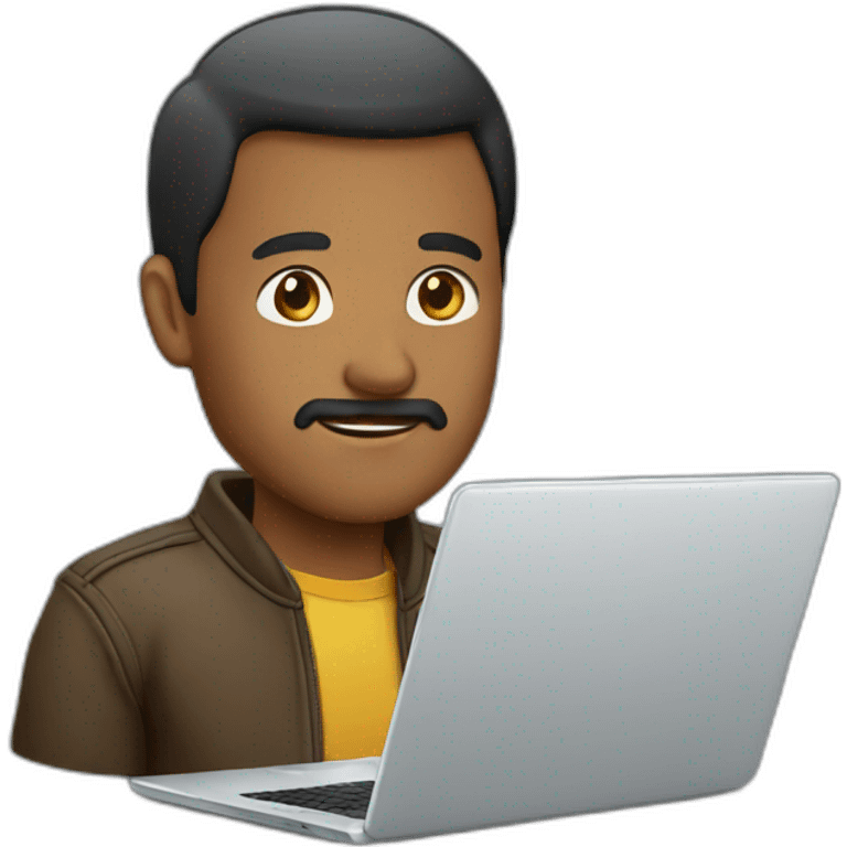 man laptop emoji