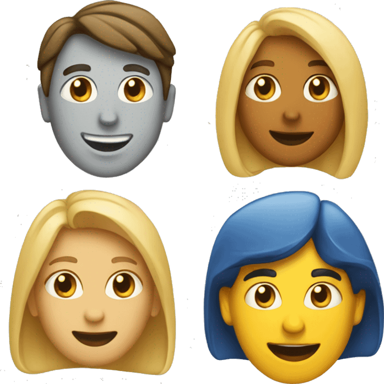 four companies with one central place emoji