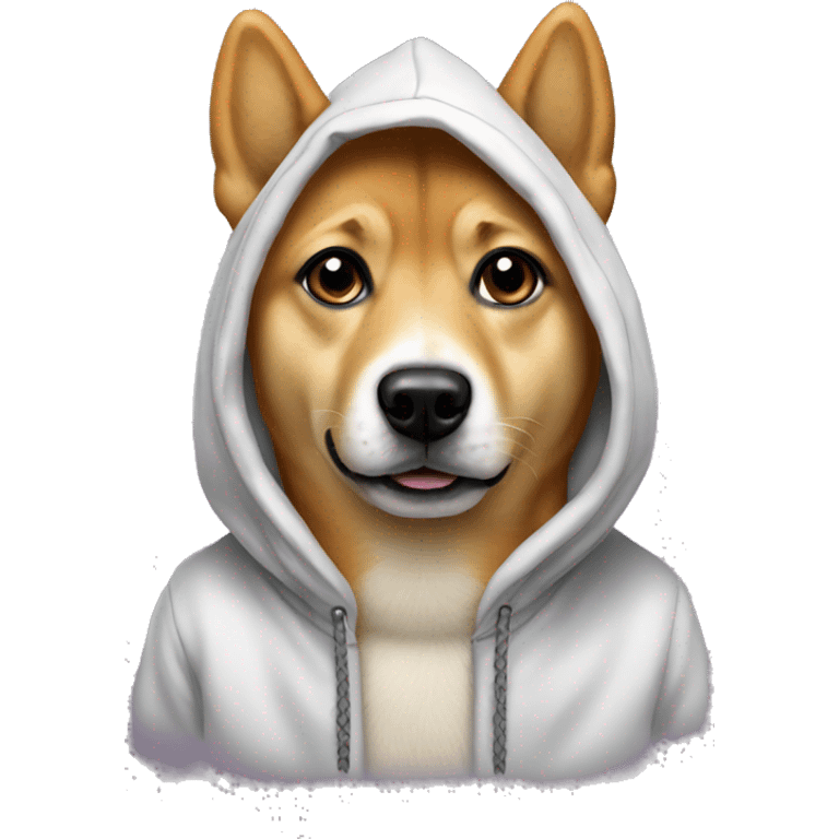 Doge with Hoodie emoji