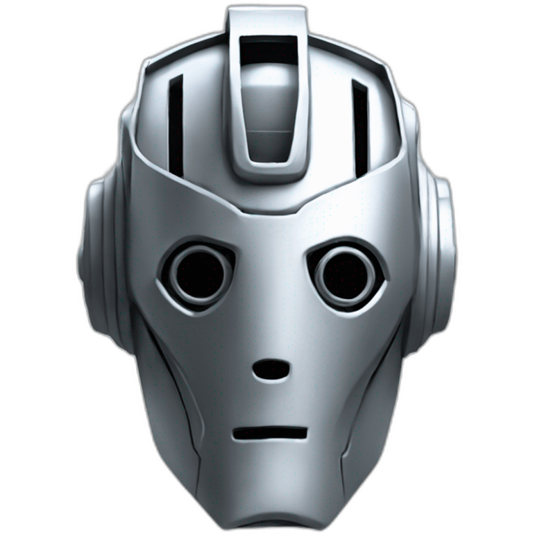 Cyberman head emoji