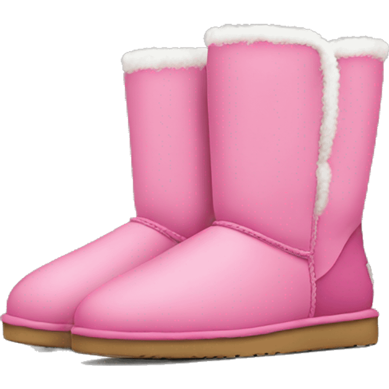 pink pair of Uggs emoji