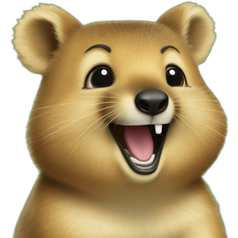 happy quokka emoji