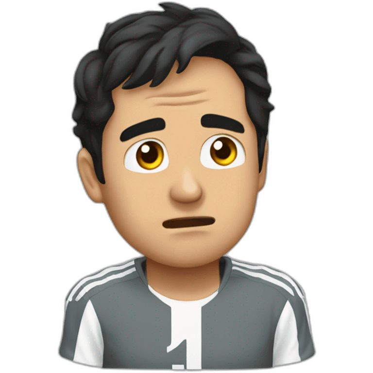 Sergio Pérez crying emoji