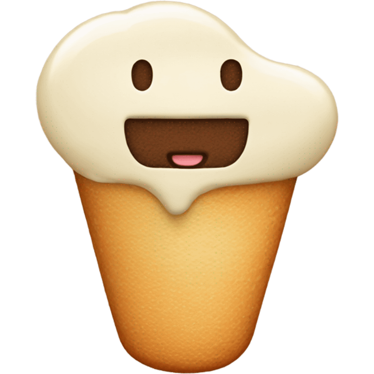 ice cream in toast emoji